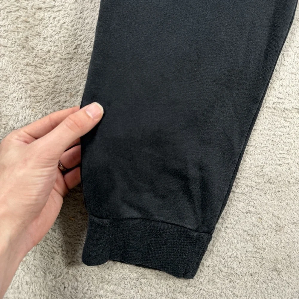 Nike Air Jordan Joggers Men Large Black Fleece Drawstring Sweatpants Jumpman Gym